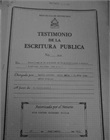 Escritura Pública de Constitución de Sociedad